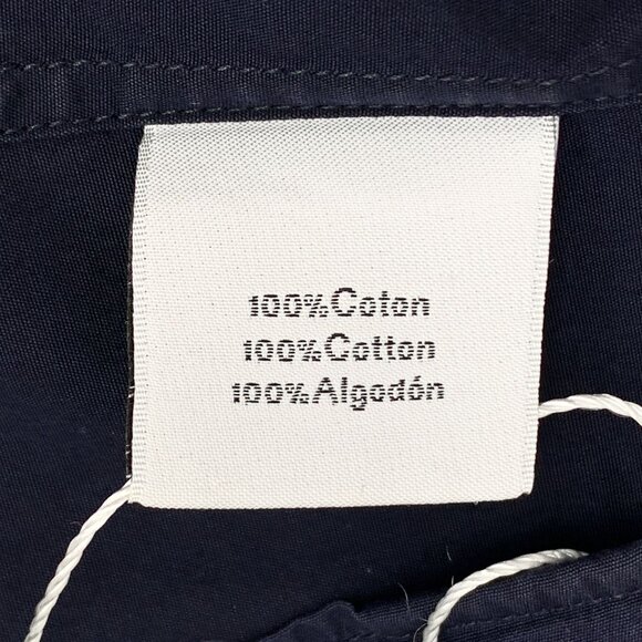 DM0107 Hermes Mens Long-Sleeve Button-Up Shirt With Geometric Stripe Design - Picture 6 of 8